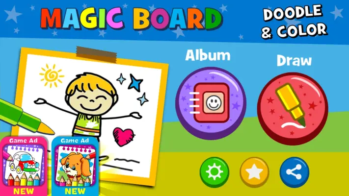 Magic Board - Doodle Color android App screenshot 0